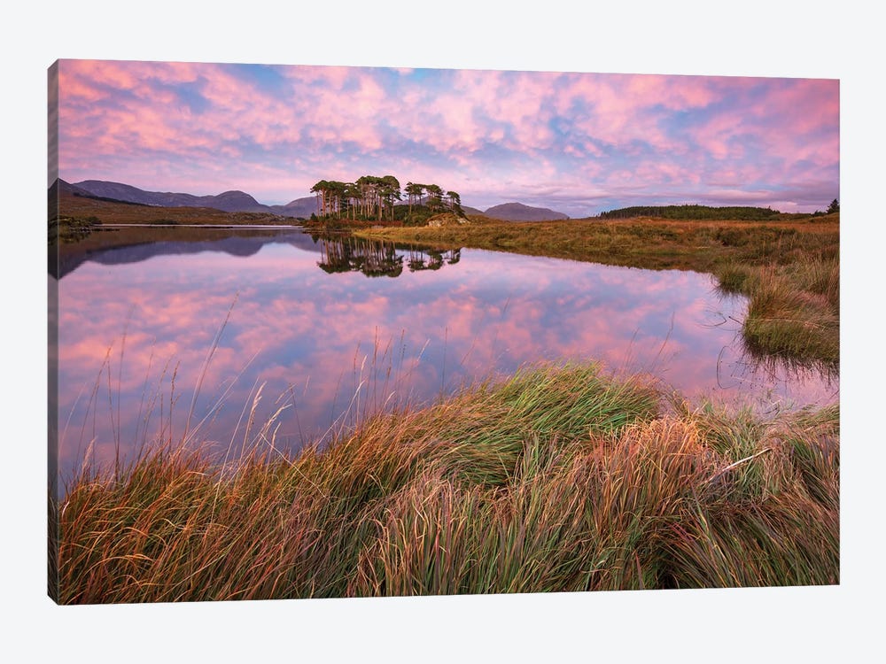 Sunset Reflections In Derryclare Lough II, Connemara, County Galway, Ireland by Gareth McCormack 1-piece Canvas Print