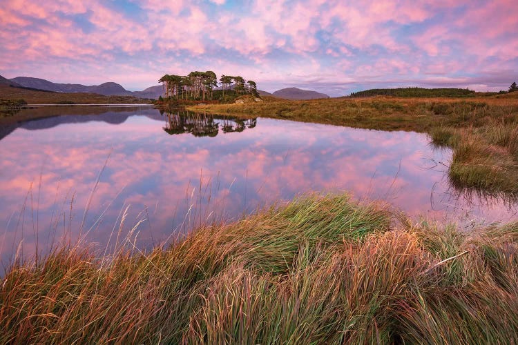 Sunset Reflections In Derryclare Lough II, Connemara, County Galway, Ireland