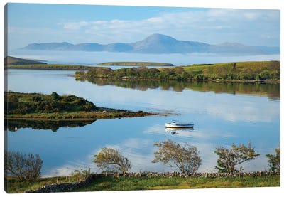 View Across Clew Bay To Croagh Patrick I, County Mayo, Ireland Canvas Art Print - Ireland Art