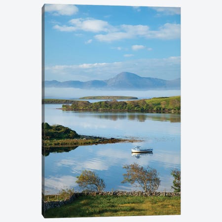 View Across Clew Bay To Croagh Patrick II,County Mayo, Ireland Canvas Print #GAR197} by Gareth McCormack Canvas Artwork