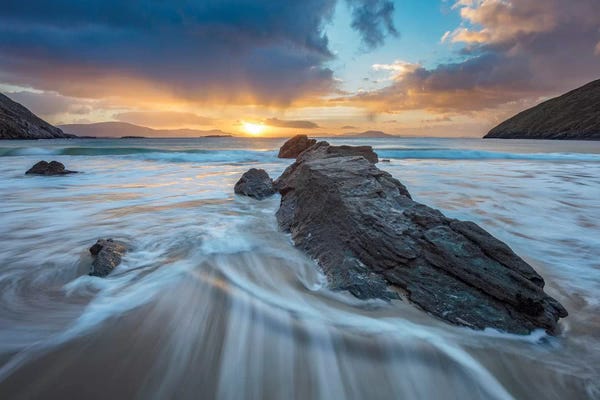 Achill Island: Winter Sunrise I, Keem Bay, Achill Island, County Mayo, Ireland by Gareth McCormack