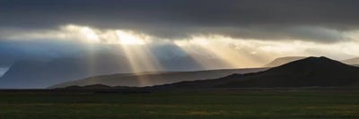 Iceland Highlands, Light Burst by Gareth McCormack multi panel art