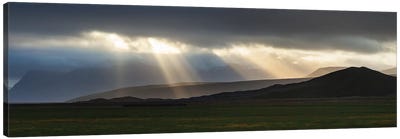 Iceland Highlands, Light Burst Canvas Art Print - Gareth McCormack