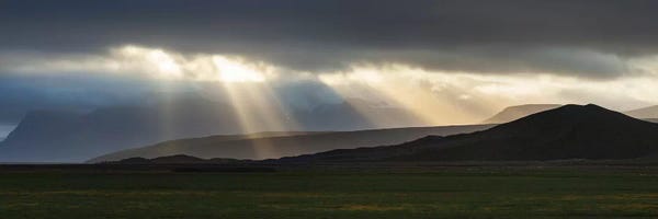 Hillsides: Iceland Highlands, Light Burst by Gareth McCormack
