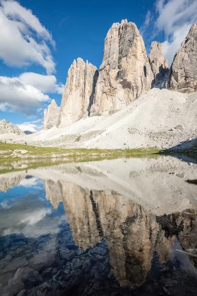Tre Cime Reflection I by Gareth McCormack framed canvas print