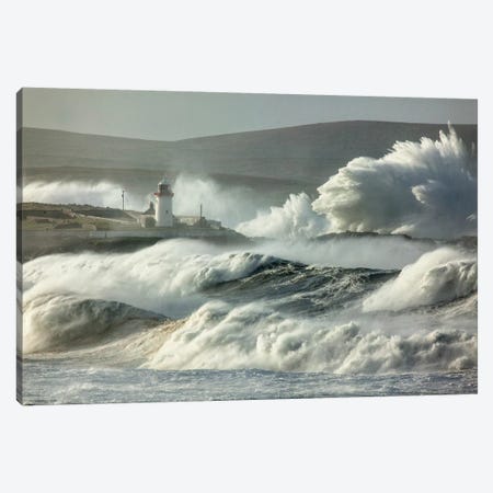 Crashing Waves II, Broadhaven Bay, County Mayo, Connact Province, Republic Of Ireland Canvas Print #GAR21} by Gareth McCormack Canvas Artwork