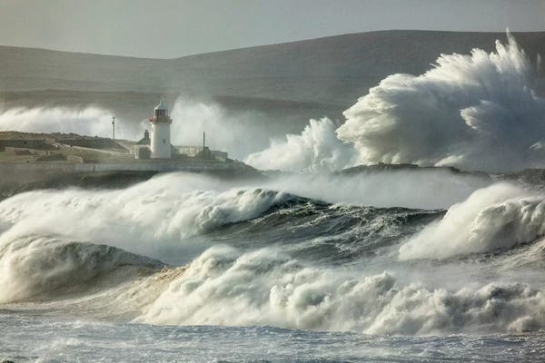 Ireland: Crashing Waves II, Broadhaven Bay, County Mayo, Connact Province, Republic Of Ireland by Gareth McCormack