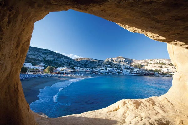 Greece: Matala from the Caves by Gareth McCormack