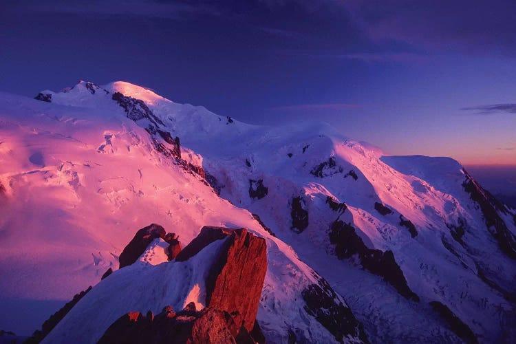 Mont Blanc Alpenglow