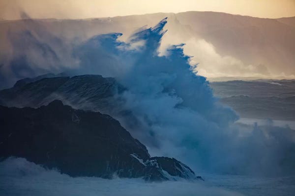 Ireland: Crashing Waves II, County Mayo, Connacht Province, Republic Of Ireland by Gareth McCormack