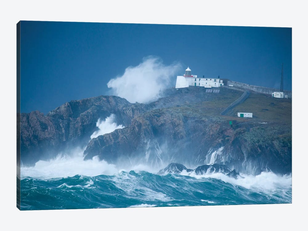 Crashing Waves, Eagle Island, Belmullet, County Mayo, Connacht Province, Republic Of Ireland by Gareth McCormack 1-piece Canvas Art