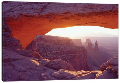 Dawn I, Mesa Arch, Canyonlands National Park, Utah, USA Canvas Art Print - Utah Art