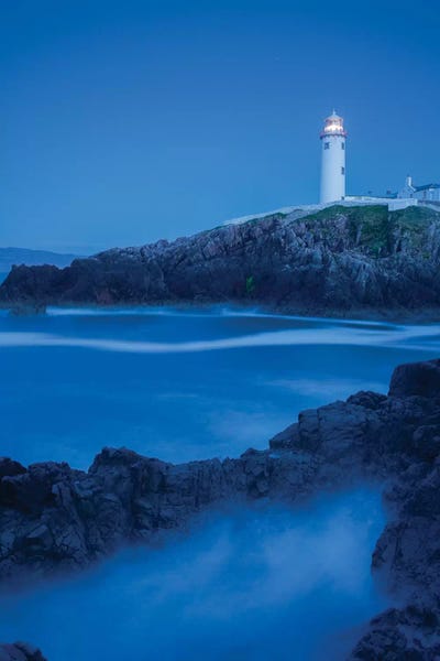 Cliffs: Dusk I, Fanad Head Lighthouse, County Donegal, Ulster Province, Republic Of Ireland by Gareth McCormack