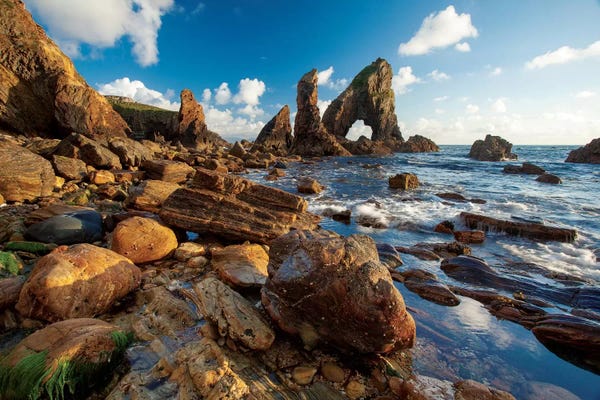 Rocks: Evening Coastal Landscape I, Crohy Head, County Donegal, Ulster Province, Republic Of Ireland by Gareth McCormack