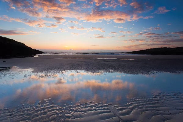Galway: Evening Reflection I, False Bay, Connemara, County Galway, Connacht Province, Republic Of Ireland by Gareth McCormack