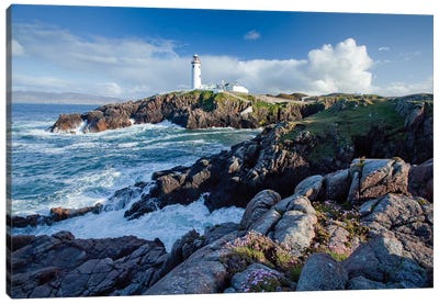 Fanad Head Lighthouse, County Donegal, Ulster Province, Republic Of Ireland Canvas Art Print - Ocean Art