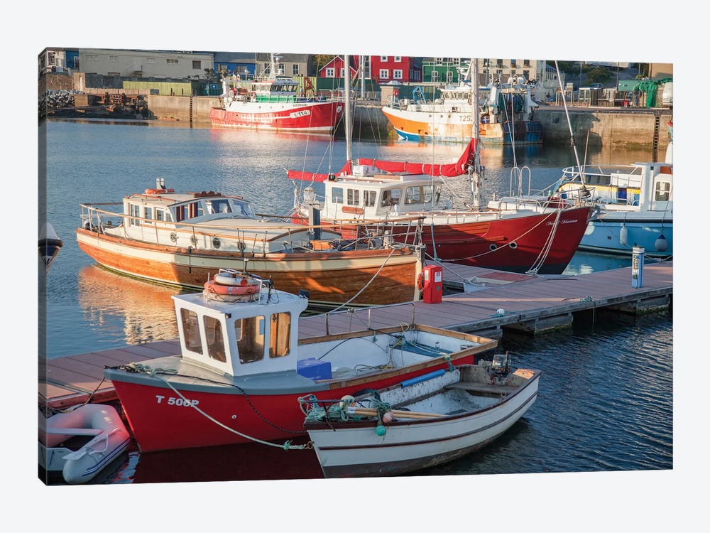 Fishing Boats I, Dingle Harbour, County Kerry, Munster Province, Republic Of Ireland by Gareth McCormack 1-piece Canvas Wall Art