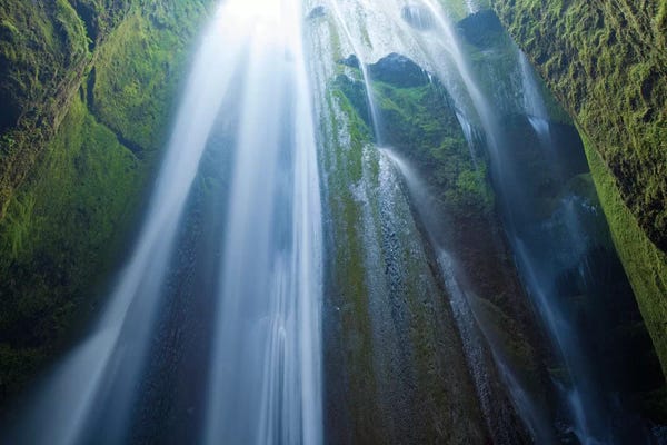 Moss: Gljufrafoss, Seljaland, Sudurland, Iceland by Gareth McCormack