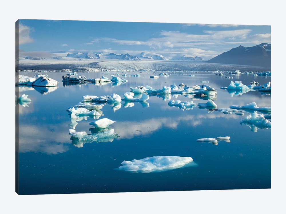 Icebergs II, Jokulsarlon Glacier Lake, Vatnajokull National Park, Sudurland, Iceland by Gareth McCormack 1-piece Canvas Art