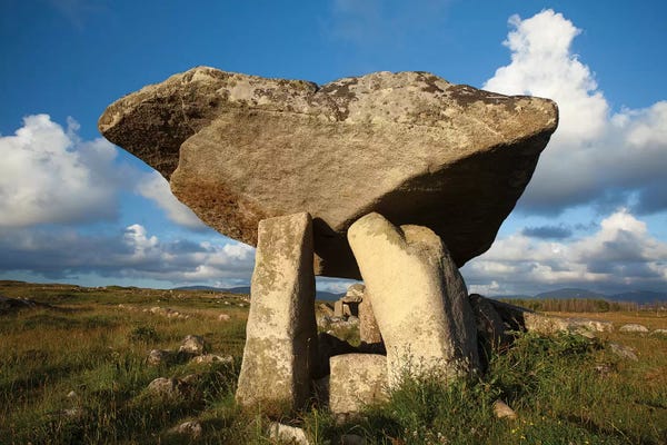 Donegal: Kilcooney Dolmen I, County Donegal, Ulster Province, Republic Of Ireland by Gareth McCormack