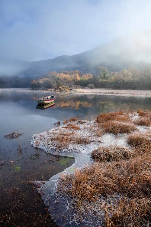 Morning Frost, Upper Lake, Killarney National Park, County Kerry, Munster Province, Republic Of Ireland