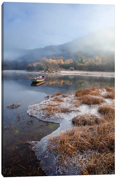 Morning Frost, Upper Lake, Killarney National Park, County Kerry, Munster Province, Republic Of Ireland Canvas Art Print - Kerry