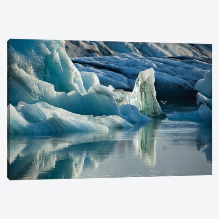 Natural Ice Sculptures, Jokulsarlon Glacier Lake, Vatnajokull National Park, Sudurland, Iceland Canvas Print #GAR65} by Gareth McCormack Art Print