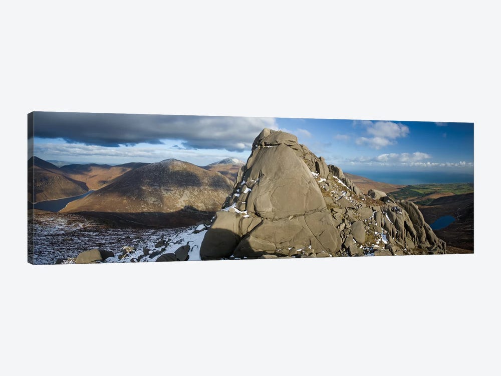 North Tor, Slieve Binnian, Mourne Mountains, County Down, Ulster Province, Northern Ireland, United Kingdom by Gareth McCormack 1-piece Canvas Print
