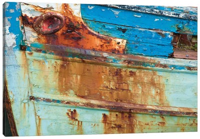 Old Fishing Boat I, Killala, County Mayo, Connacht Province, Republic Of Ireland Canvas Art Print - Ireland Art