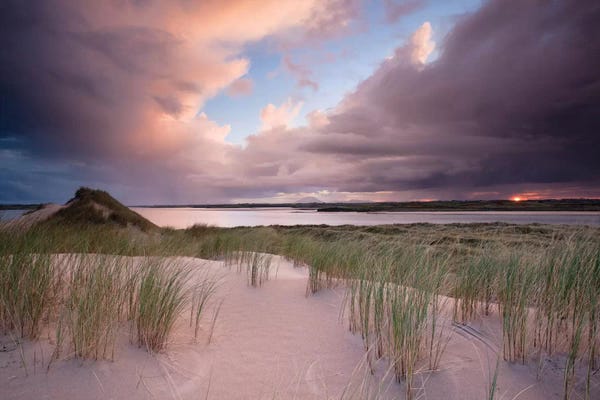 Coastal Sand Dunes: Sunset II, Dunes Of Enniscrone, County Sligo, Connacht Province, Republic Of Ireland by Gareth McCormack