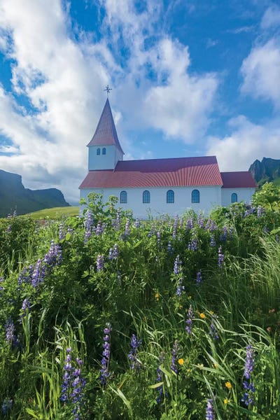 Places Of Worship: Town Church I, Vik I Myrdal, Sudurland, Iceland by Gareth McCormack