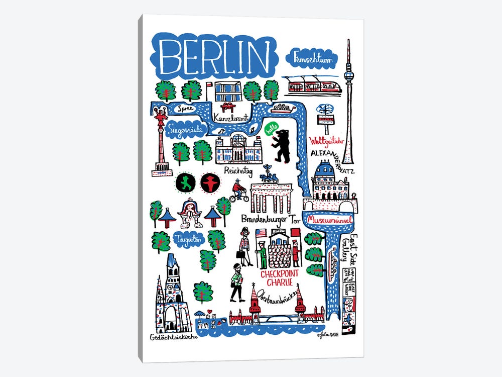 Berlin by Julia Gash 1-piece Art Print