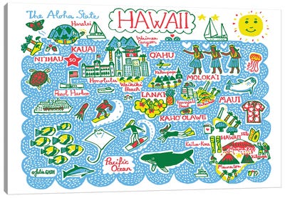Hawaii Canvas Art Print - Julia Gash
