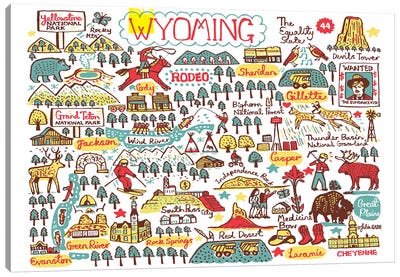 Wyoming Canvas Art Print - Julia Gash