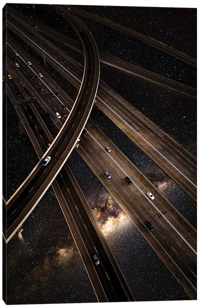 Galactic Highway Canvas Art Print - Gabriel Avram
