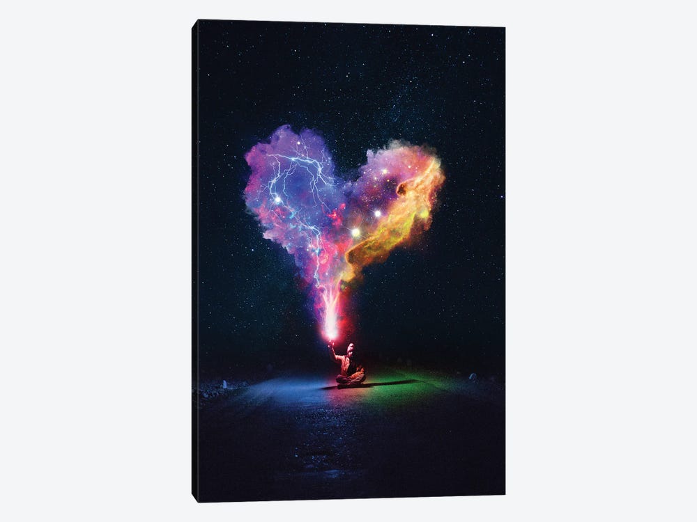 Heart Nebula by Gabriel Avram 1-piece Canvas Artwork