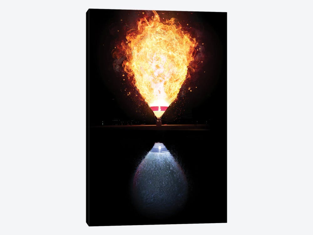 Fire And Water Balloon by Gabriel Avram 1-piece Art Print
