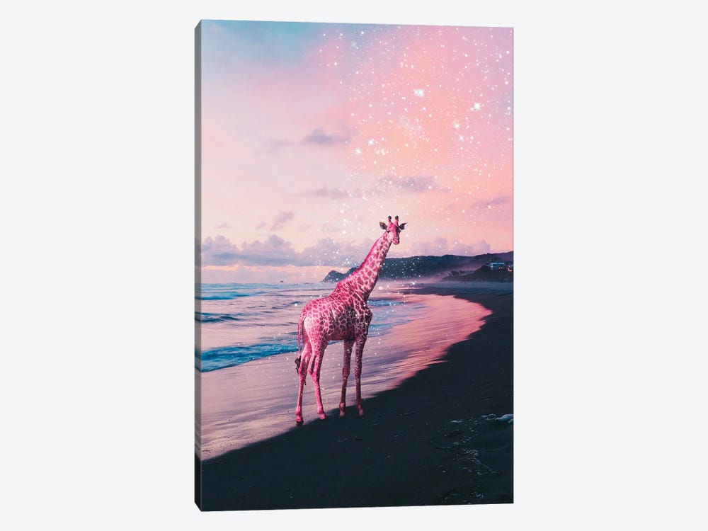 Galactic Giraffe by Gabriel Avram 1-piece Canvas Print