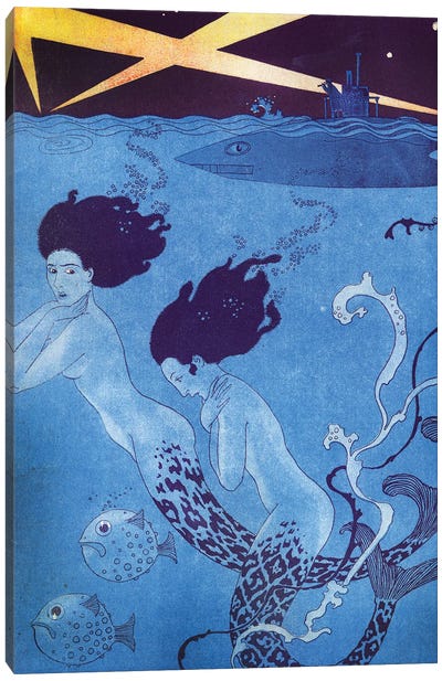 Illustration From 'La Baionnette', 29Th March 1917 Canvas Art Print