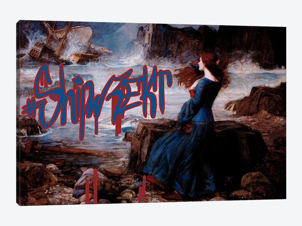 Shipwrekt by 5by5collective 1-piece Art Print