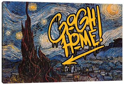 Gogh Home Canvas Art Print - Best Selling Street Art