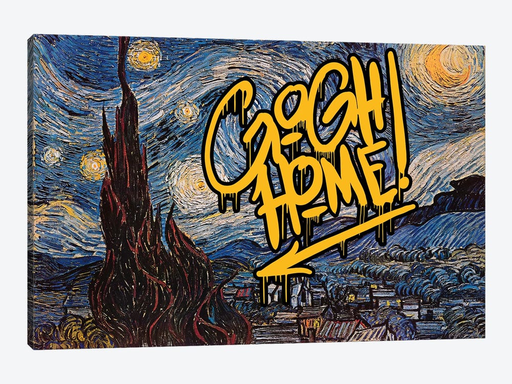 Gogh Home by 5by5collective 1-piece Art Print