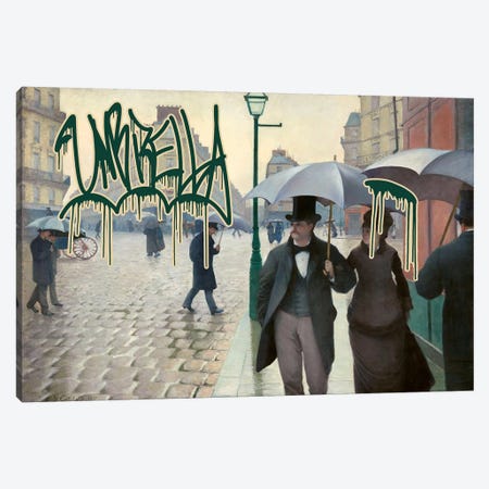 Umbrella Canvas Print #GBC2} by 5by5collective Canvas Art Print