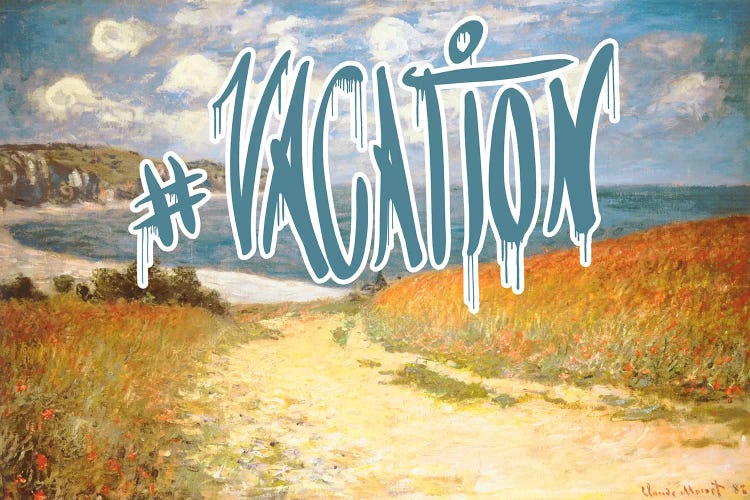 Vacation by 5by5collective wall art