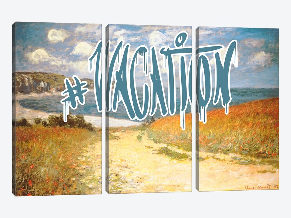 Vacation by 5by5collective 3-piece Canvas Art