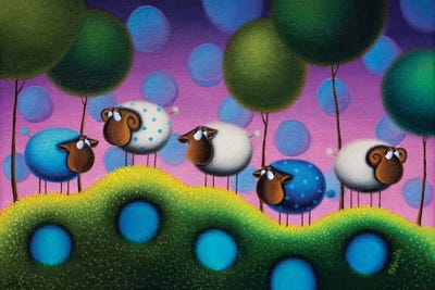 Sweet Dreams by Gabriela Elgaafary framed canvas print