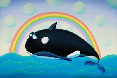 Rainbow Dream by Gabriela Elgaafary framed wall art