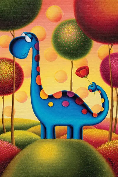 Kids Dinosaur Art: Dreamland by Gabriela Elgaafary
