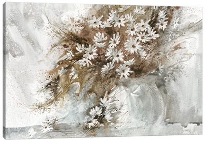 Daisy Arrangement Canvas Art Print - Botanical Still Life
