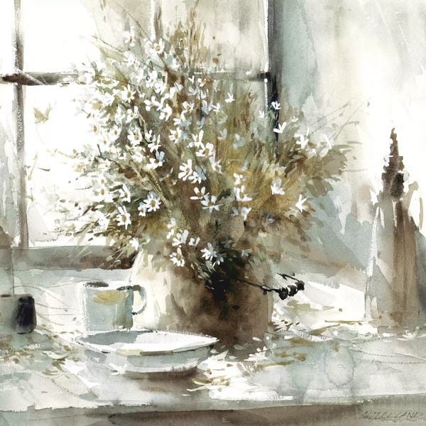 Kitchen: Daisy Still Life by George Bjorkland